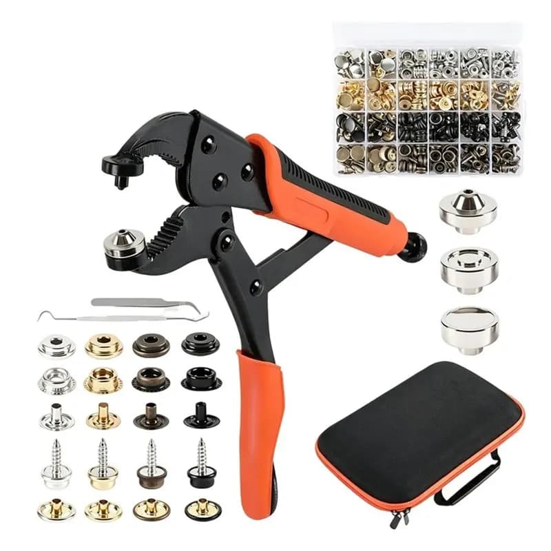ABAE-Canvas Fabric Repair Tool Set- For Snap Fastener Kit(100 Pieces), Includes For Snap Buttons& Installation Tools