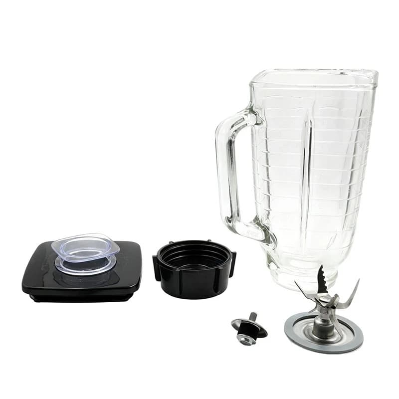 A01M-Glass Jar Replacement With 6-Blade Ice-Crushing Assembly,For Oster Blender Models 4655, 4961, 4980- For Blender Accessory