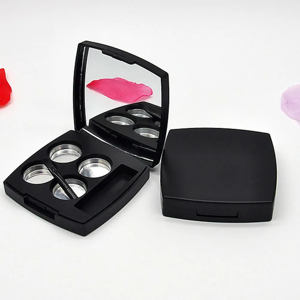 2 Pezzi Contenitore Vuoto Ricaricabile da 20 mm per Cosmetici, Palette per Ombretto, Fard, Fondotinta, Polvere, Organizzatore Trucco Personalizzabile Fai-da-te