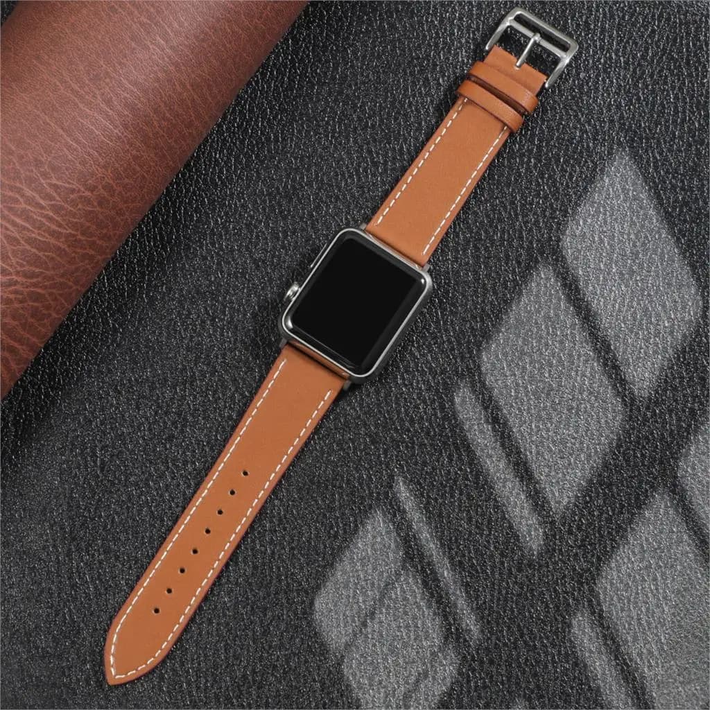 Cinturino in pelle per Apple Watch 10 band 44mm 40mm 45mm 41mm 46mm 42mm cinturino correa iwatch serie 3 5 6 4 se 7 8 9 ultra 2 49mm