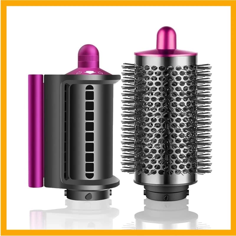 Per Dyson Airwrap Spazzola volumizzante rotonda grande e flyaway anti-volo Levigante Migliora il volume e lo stile senza sforzo