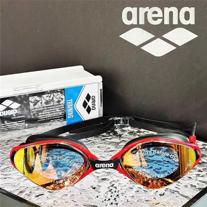 Swimwear Arena for men and women, waterproof and anti-fog swim glasses, professional competition swim cap set