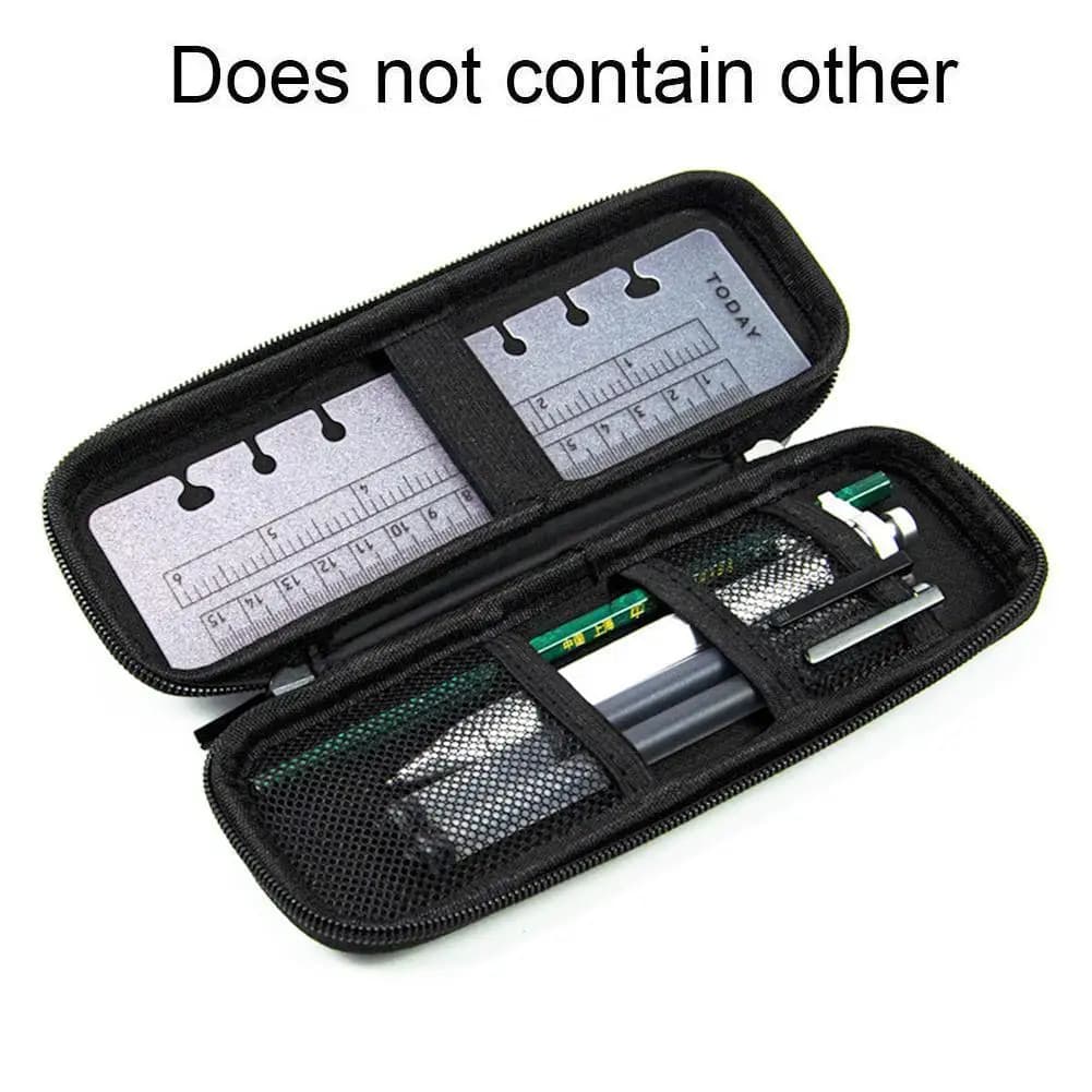 Black EVA Hard Shell Stylus Pen Pencil Case Holder Protective Carrying Box Bag Storage Container for Pen Ballpoint Pen Stylu