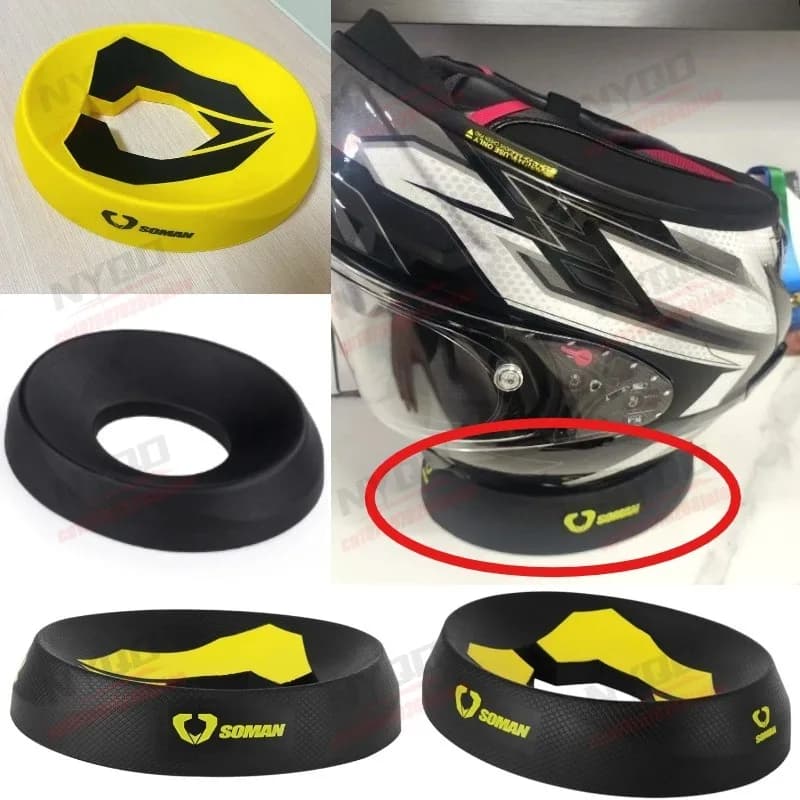 Supporto Multifunzionale Antiscivolo per Casco Moto, Base Protettiva per Casco