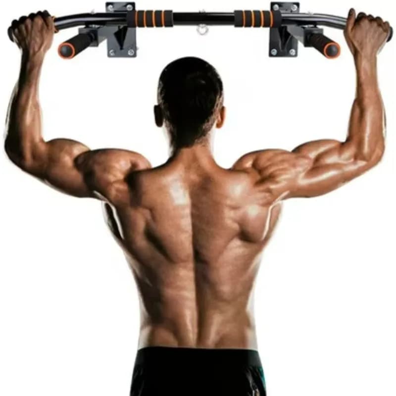Attrezzatura Fitness Domestica Resistente, Set Barra per Trazioni da Parete Pieghevole e Regolabile Multifunzionale per Interni