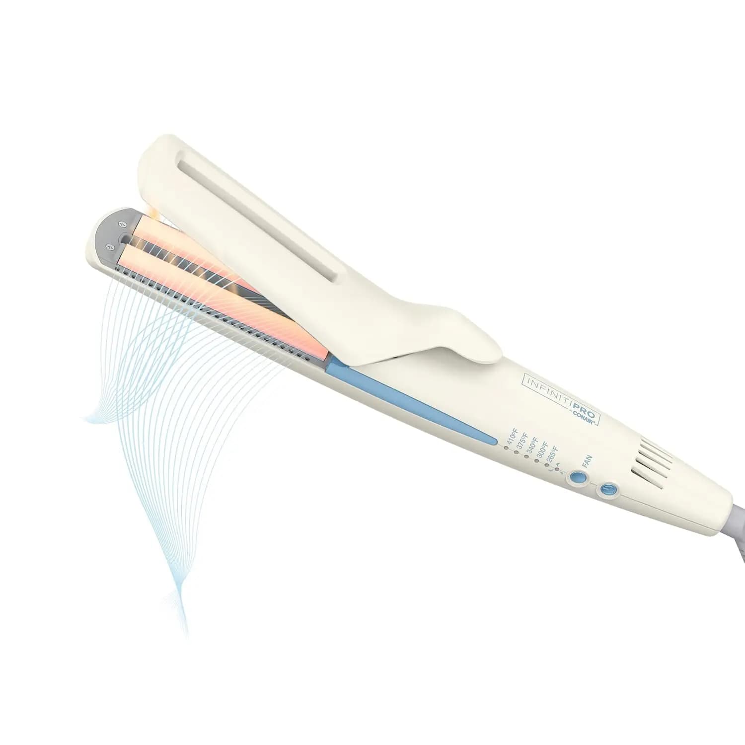 Piastra per Capelli Quad Power, 4 Piastre da Mezzo Pollice per Styling in un Solo Passaggio, Riscaldamento Rapido fino a 410°F ° F