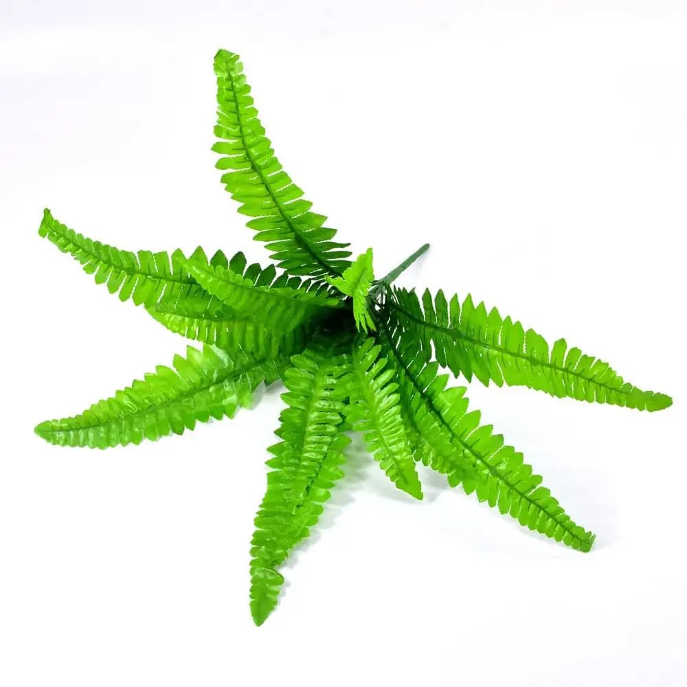 12/18/24 Leaves Artificial Persian Leaves Tropical Plants Real Touch Artificial Palm Tree Plastic Large Fake Boston Fern Leaves