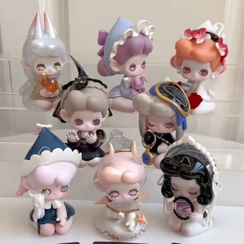 Genuino Killa Treasure Pavilion Series Blind Box Action Figures Giocattoli Mystery Box Doll Cute Play Girl Regalo di compleanno Ornamenti per auto