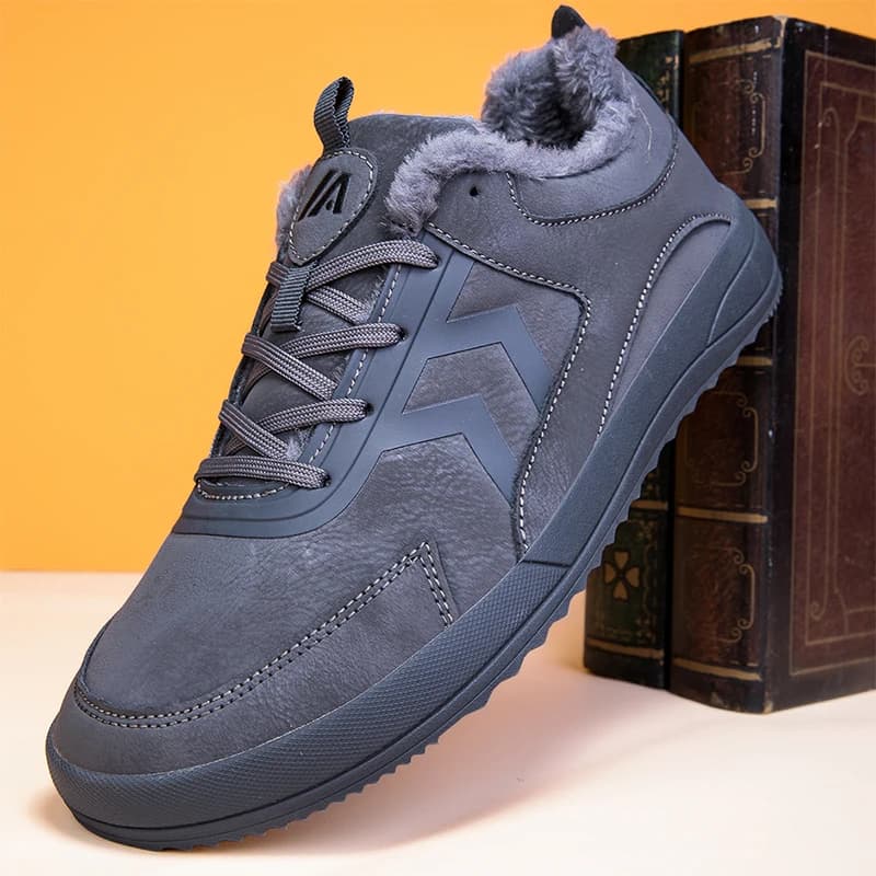 New Winter Warm Snow Barefoot Casual Shoes Waterproof Non-Slip Women Men Hiking Shoes Outdoor Warm Fur Work Ankle Shoes Big Size