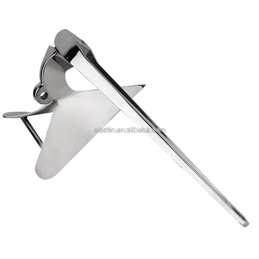 Alastin Boat Plough Anchor 316 Stainless Steel High Mirror Polished Direct Sale