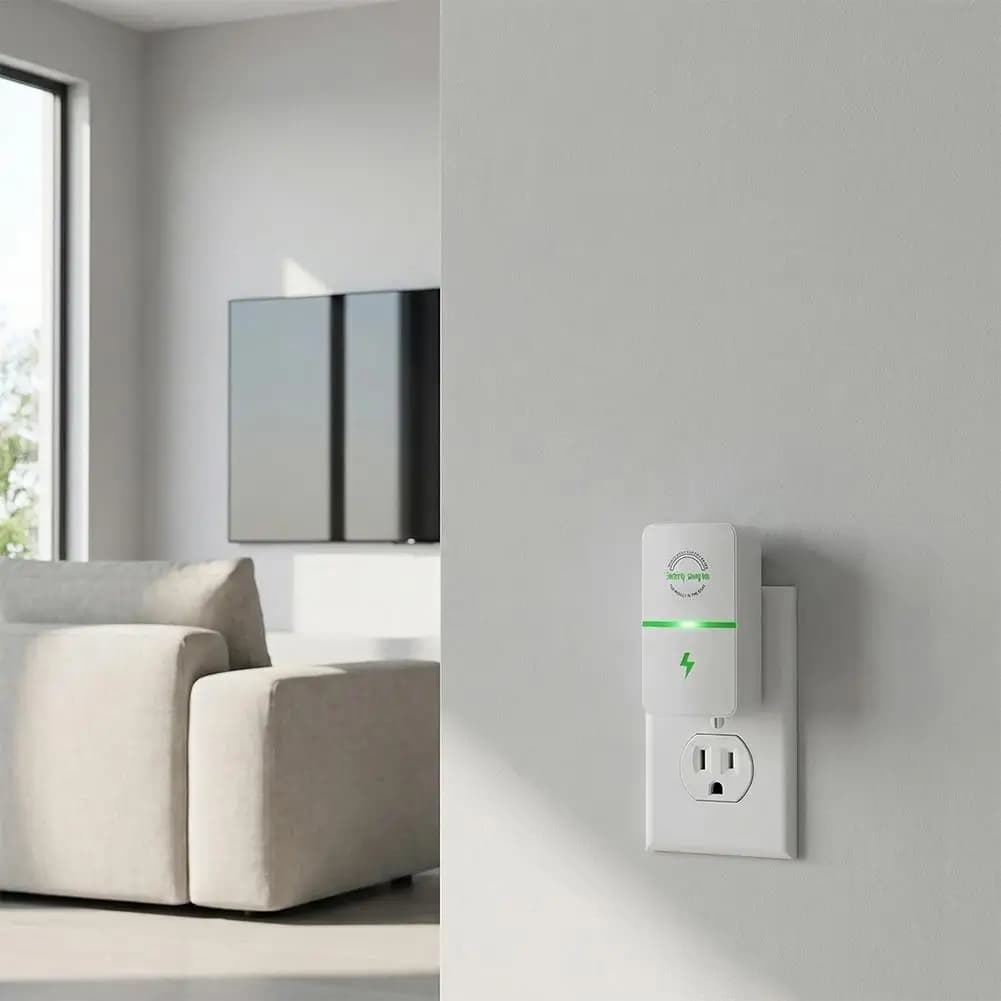 Dispositivo di Risparmio Energetico, Correttore di Fattore di Potenza, Dispositivo Intelligente per il Risparmio Energetico Domestico, Risparmio Elettrico, Spina US/EU 90V-250V