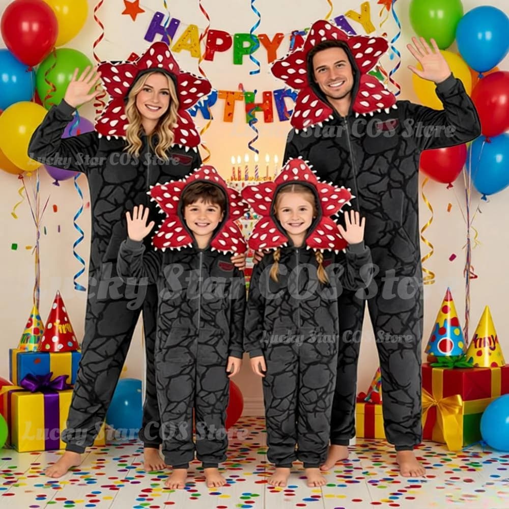 2026 HOT Family coordinated cartoon pajamas set – Soft tunes for adults and children for festive parties with pajamas, family cosplay