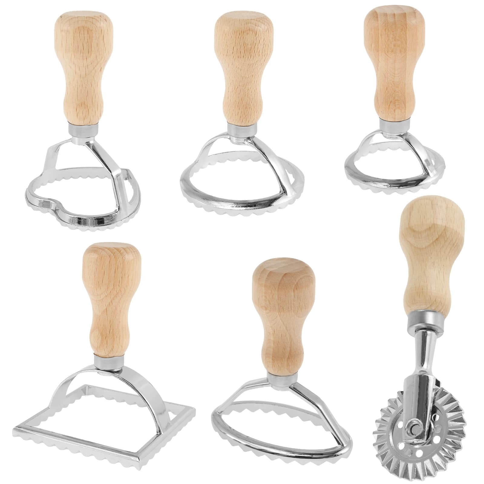 6 Pz Ravioli Maker Set Ravioli Cutter Pasticceria Presse Stampo Lace dump Ravioli Maker Raviolo Stampo for cookies Cooking Tool