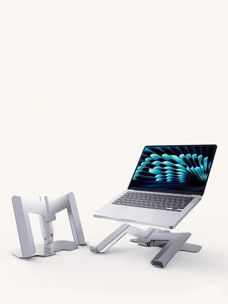 Laptop stand metal folding portable adjustable lifting portable folding stand