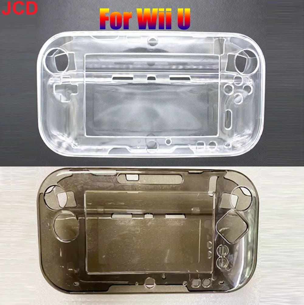 JCD 1 pz per Wii U Gamepad protettivo Clear Crystal Soft Case Cover Skin Shell compatibile per WIIU PC Case accessori di gioco