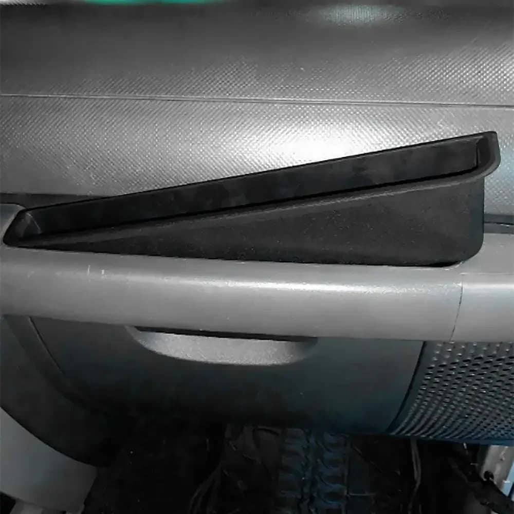 Stoccaggio passeggero per Jeep Wrangler JK JKU 2007-2010 Vassoio organizer a 2 porte/4 porte Scatola portaoggetti con maniglia nera