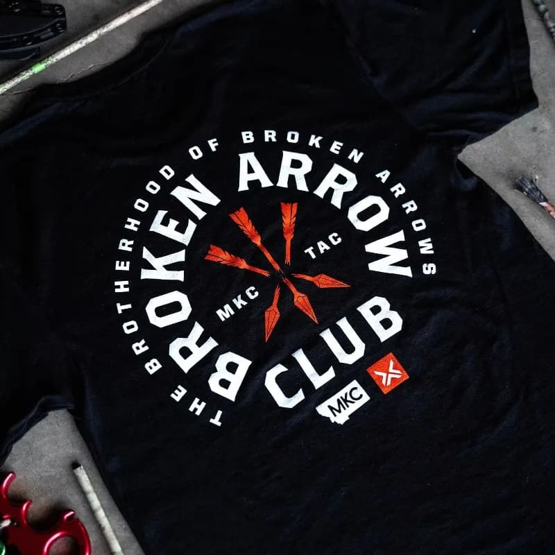 Rara maglietta tattica MKC BROKEN ARROW CLUB TAC TEE, stile unisex di lusso di alta gamma sia per uomo che per donna