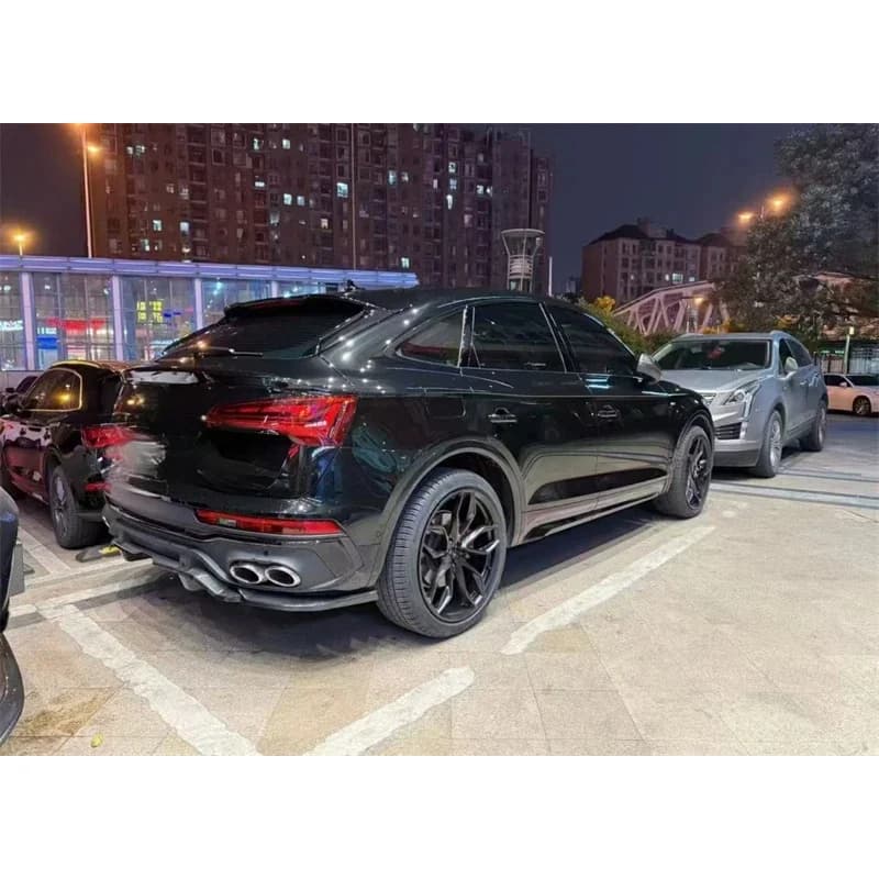 High Quality Real Carbon Fiber Rear Bumper Lip Diffuser Body Kit For Q5 SQ5 Sportback 2021-2025