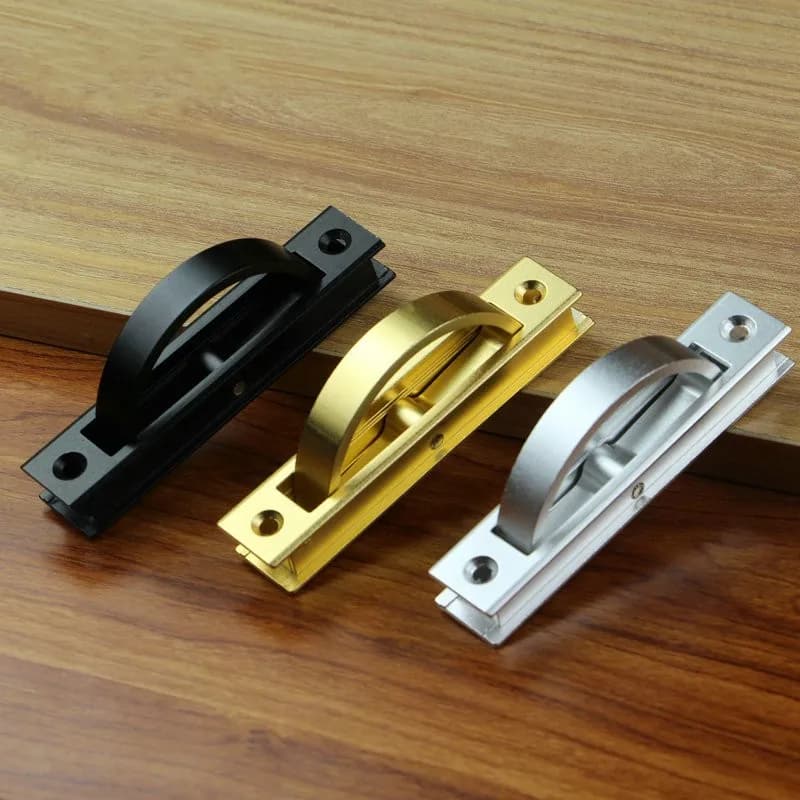 Maniglia a scomparsa Tatami in alluminio per mobili, stile giapponese, per ante di cucina, cassetti e armadi, maniglia a incasso per tirare, pomello per porta