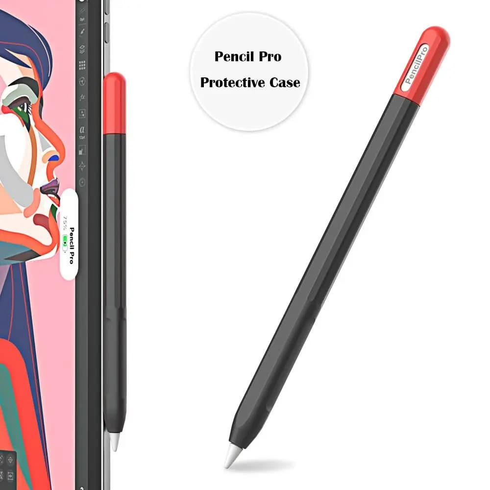 Custodia Protettiva in Silicone per Apple Pencil Pro, Antiurto, Antiscivolo, Impermeabile, Colorata
