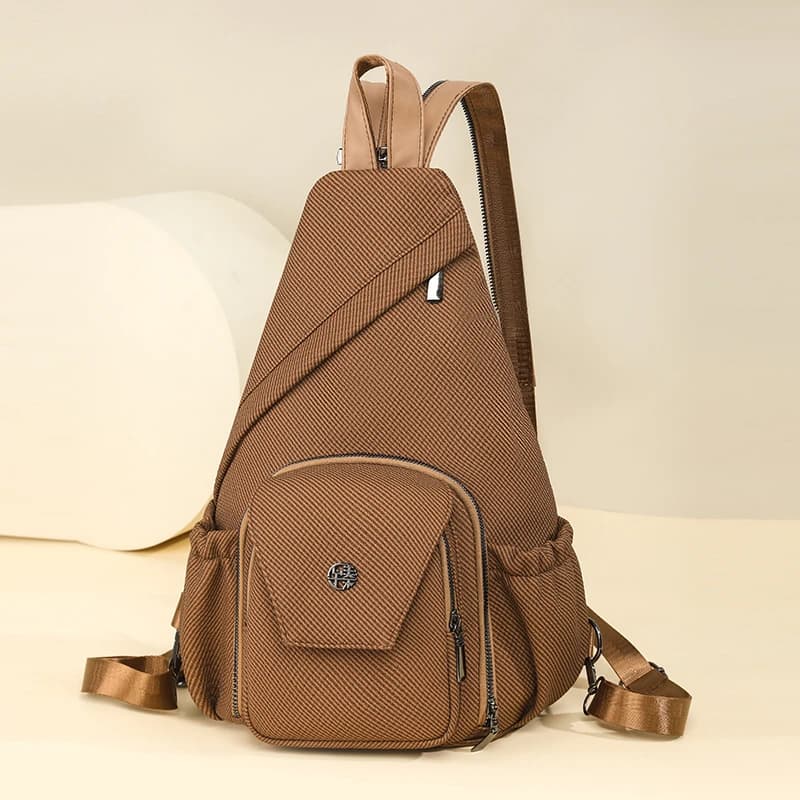 New Trendy 2026 Shoulder Bag for Women, Light Nylon Backpack with Multi-Tasche, Versatile Casual Travel Bag