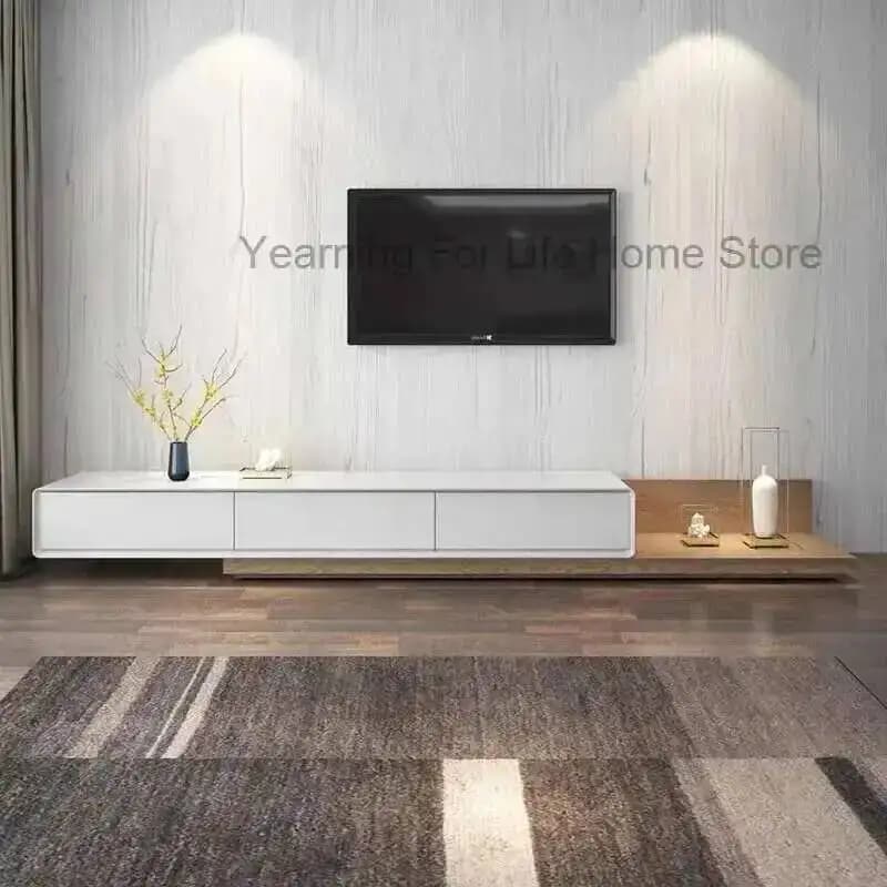 Mensola da pavimento Camino Supporti per TV Display Armadi per monitor Salone moderno Organizzatore da tavolo per TV di lusso Suporte Para Tv Mobili alla moda