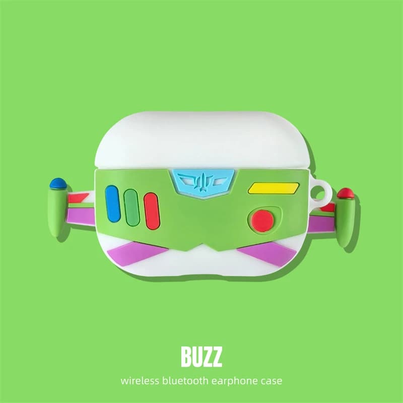 Disney Buzz Lightyear Earphone Cover For Apple AirPods 1 2 3 4 Generation Airpods Pro/Pro2 Wireless Bluetooth Headphone Case