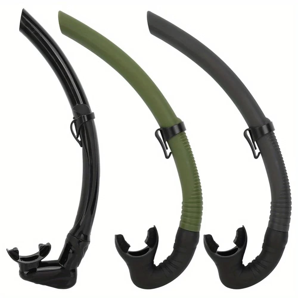 Tubo Respiratorio Subacqueo in Silicone per Snorkeling Professionale per Adulti