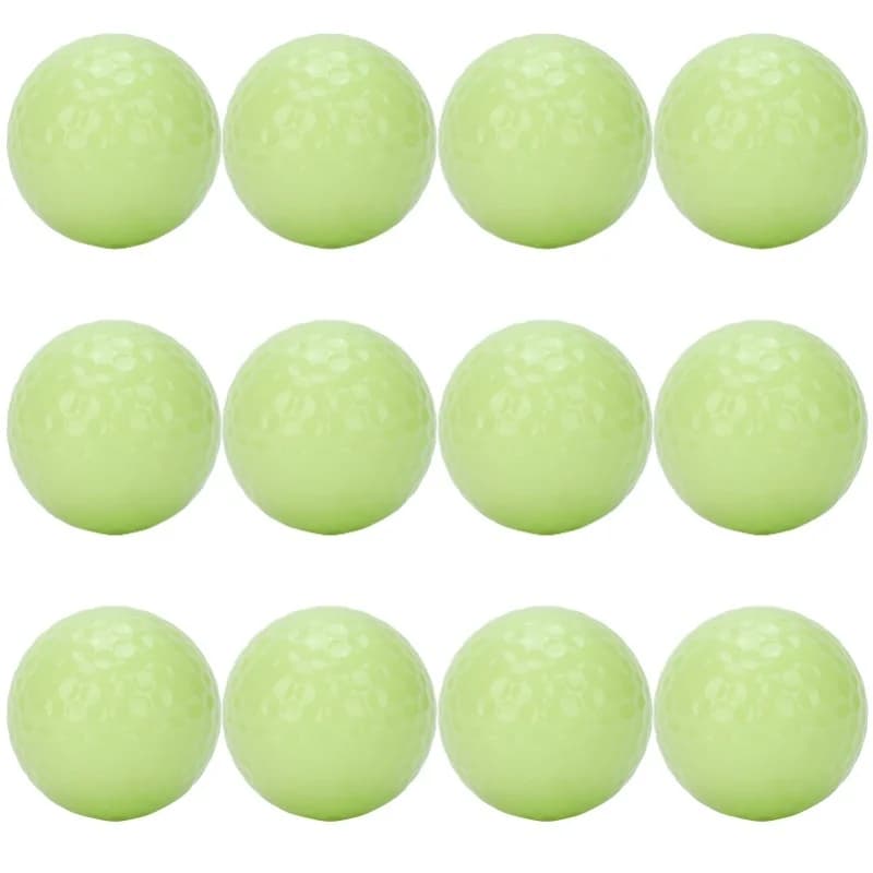 12 palline da golf luminose, palline da golf luminose che si illuminano al buio per gli sport notturni