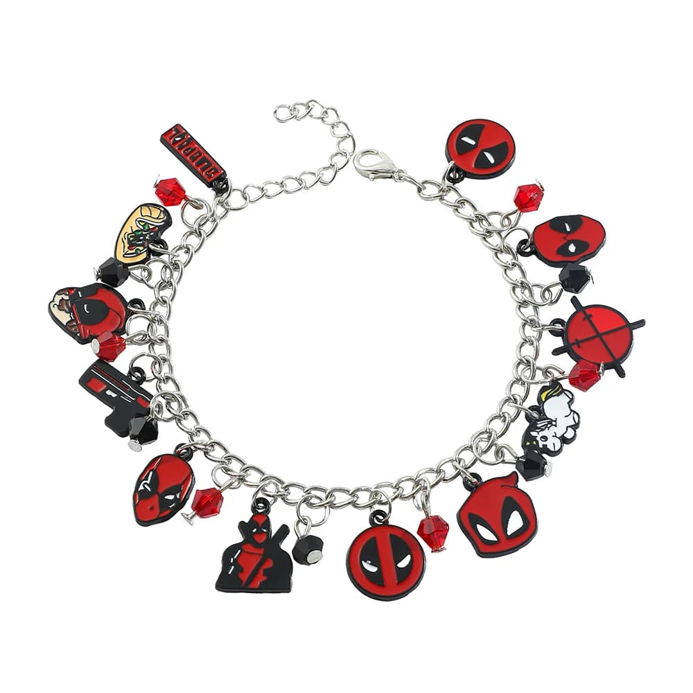 Nuovo braccialetto Deadpool Ins Bracciale per donna Uomo Ragazze dolci Y2K Bracciale a catena con farfalla Regali per gioielli per feste