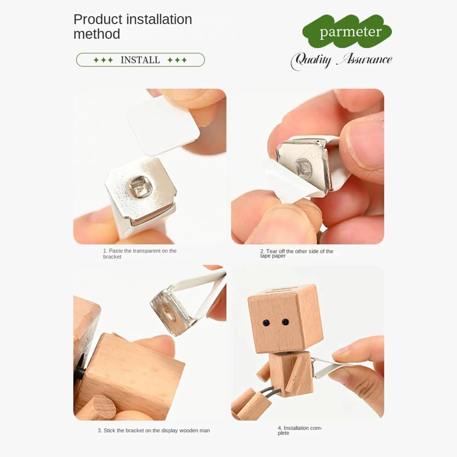 Car Scents Air Freshener Wooden Robot Shape Automotive Decor Auto Fragrance Decoration For Drivers Modifiers Travelers Trucks