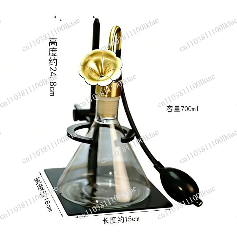 Purple Sand Bottle Essential Oil Baijiu Brass Spa Perfume-free Glass Scent Instrument Coffee Beans