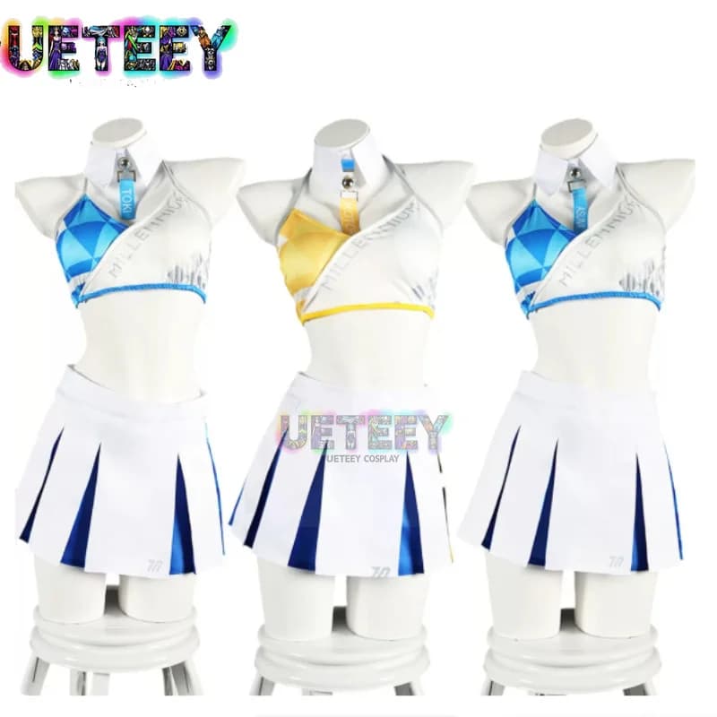 UETEEY COS Blue Archive Tomoe Toki Asuna Cosplay Costume Halloween Costume