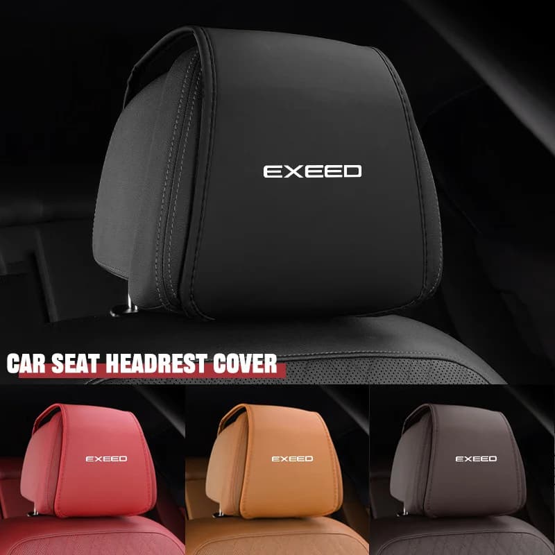 Coprisedile in pelle per poggiatesta auto, custodia protettiva per Chery EXEED Omoda C5 Crossover Omoda 5 FX GT RX VX, accessori per interni auto