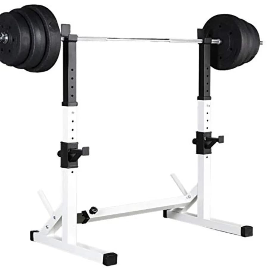 Library Support - Multifunctional Rack Adjustable for Squat, Support for Manubri Strength Training, Home Gym Dip Station