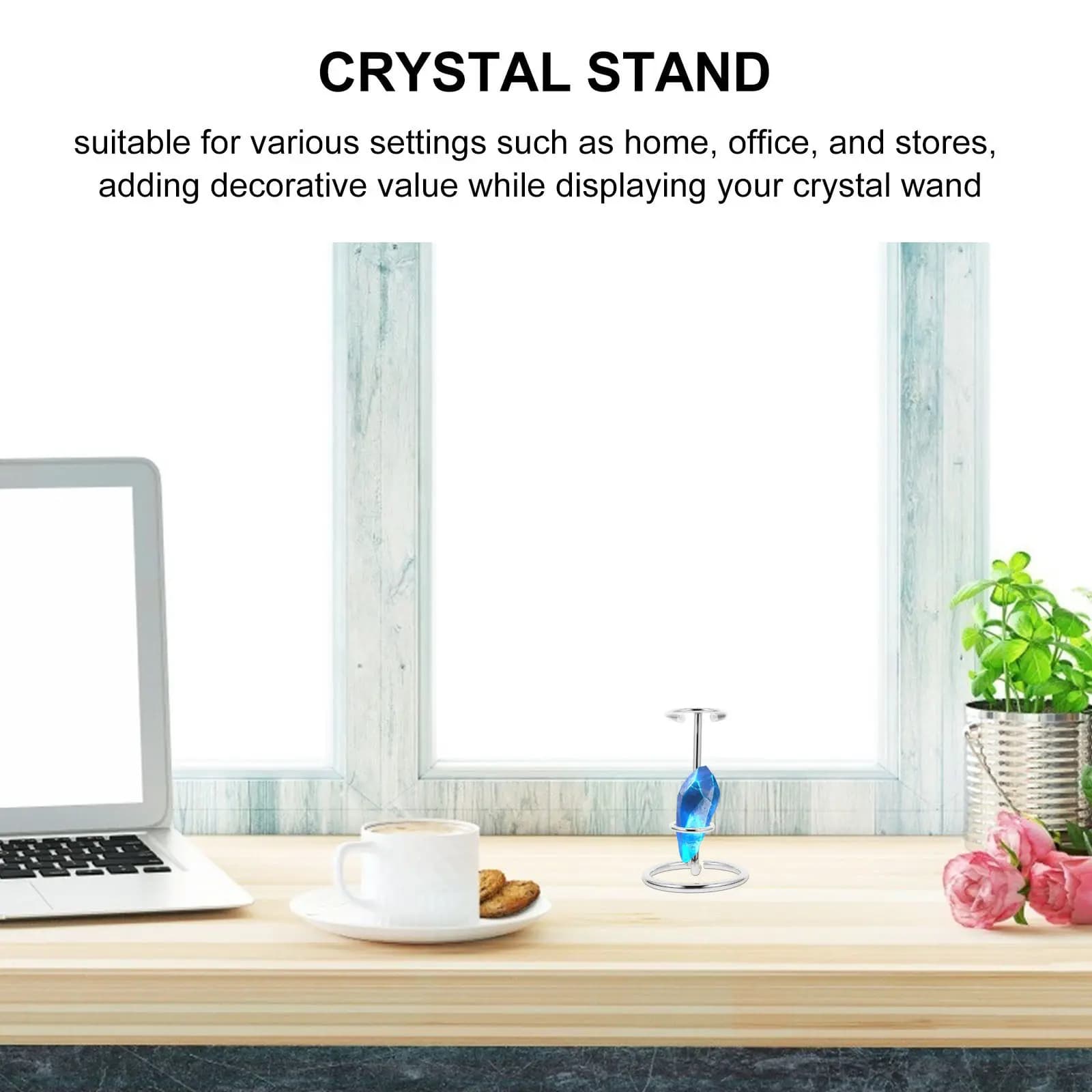 Crystal Stand Hexagonal Cylindrical Pedestal Display Rack Crystal Ball Holder Mineral Stone Rock Collection Display Energy Stone