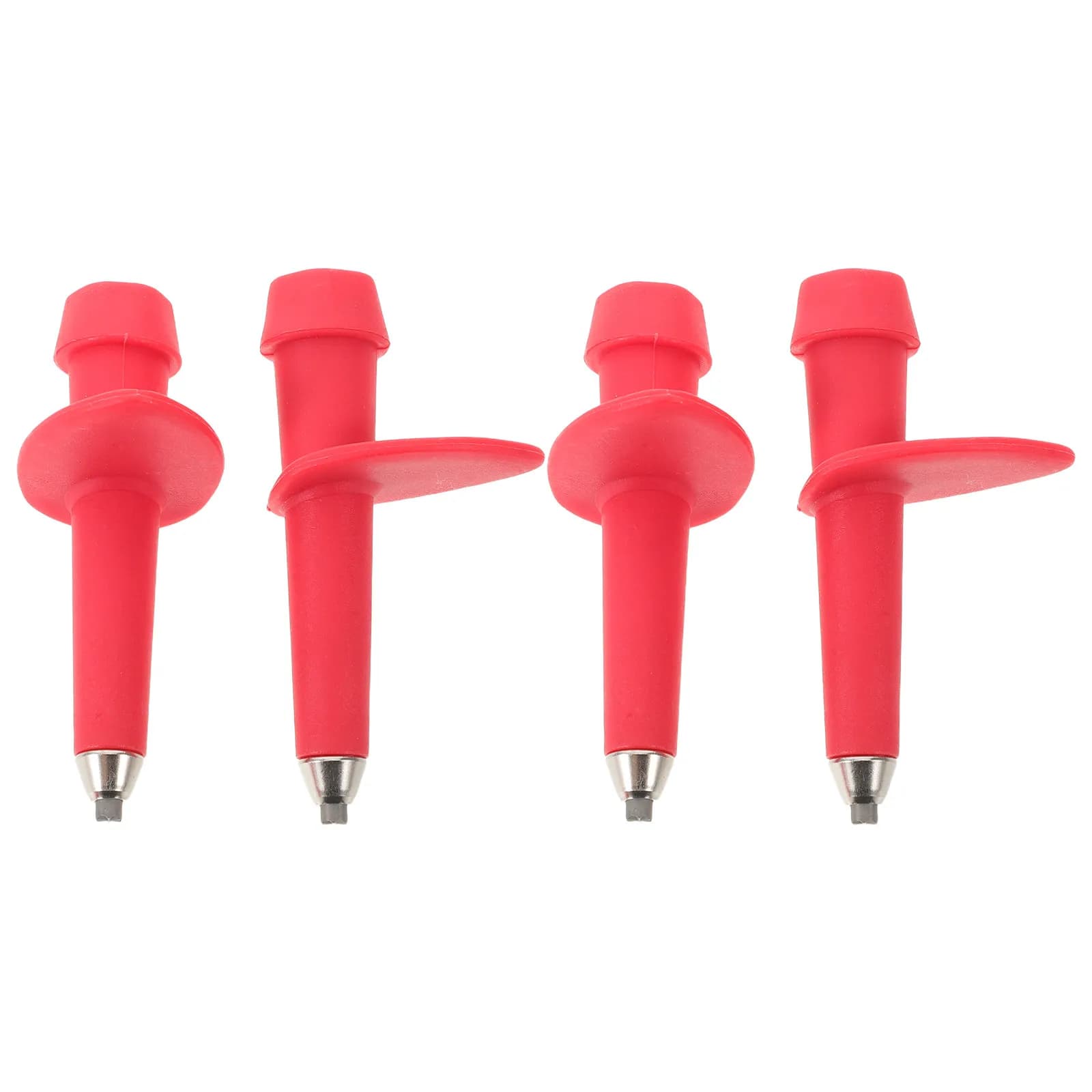 4Pcs Trekking Pole Plastic Feet Universal Tip Replacement Protectors for Hiking Walking Sticks Climbing Snow Mud Outdoor Use