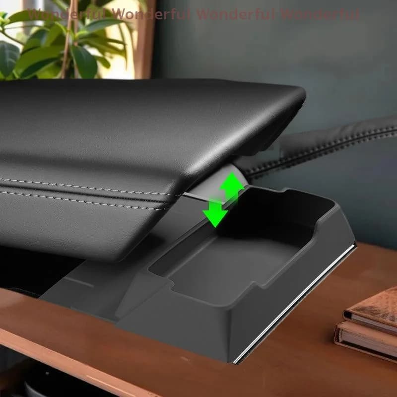 Accessori per automobili Premier per Juniper 2025 Modello Y: scatola console bracciolo centrale e organizer per vassoi in vetro