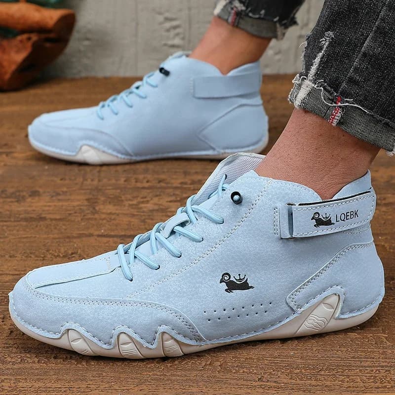 Scarpe basse casual quotidiane alla moda da uomo, traspiranti, comode, stringate, scarpe basse leggere e alla moda per l'escursionismo in bicicletta