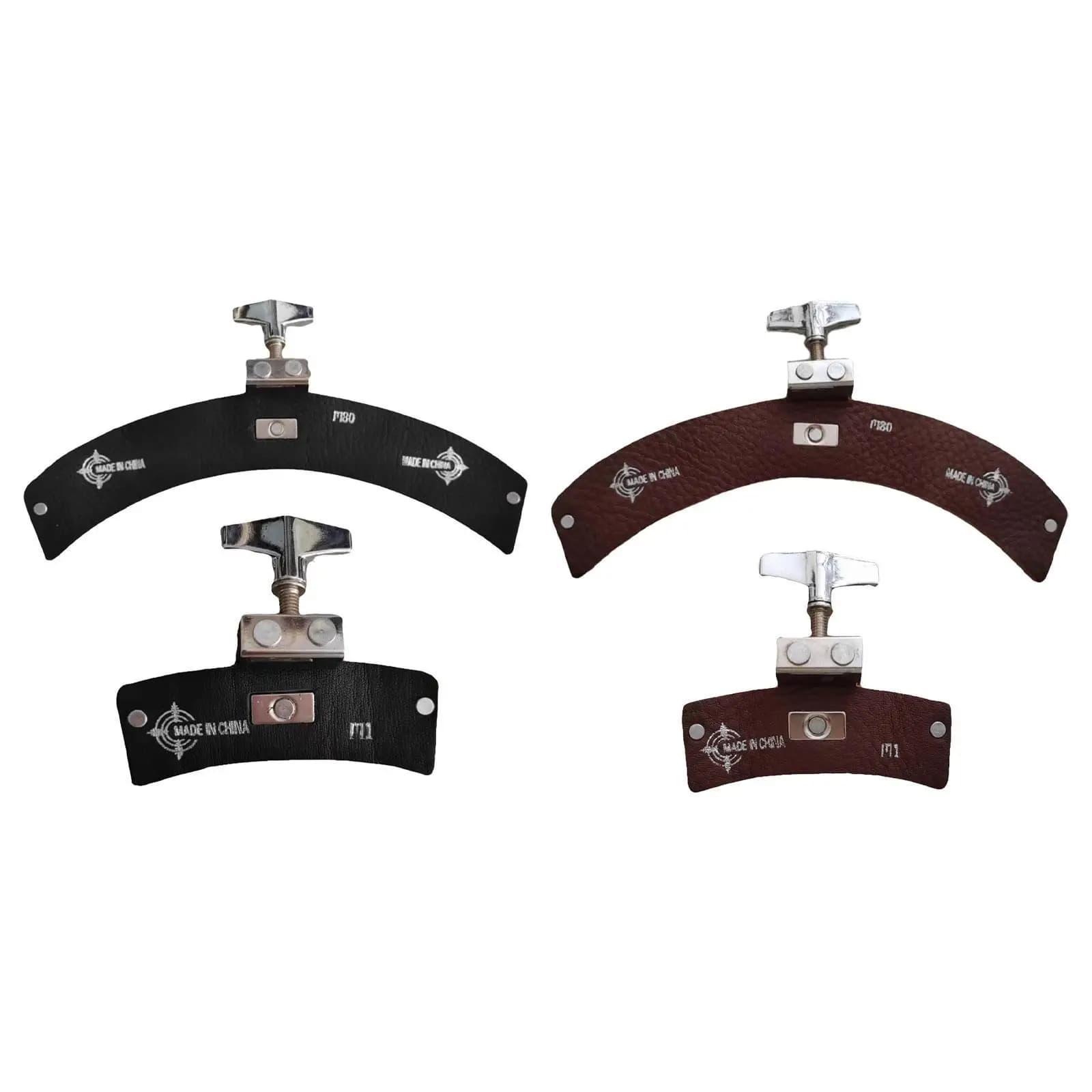 Pad Smorzatore per Batteria, Accessorio Professionale in Pelle per Pratica, per Batterie Acustiche e Elettriche, per Uso Interno ed Esterno