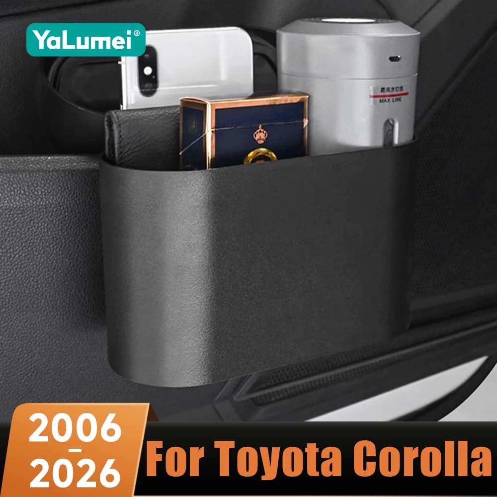 Pattumiera per auto portatile appesa con coperchio universale per Toyota Corolla E150 E180 E210 2006-2019 2020 2021 2022 2023 2024 2025 2026