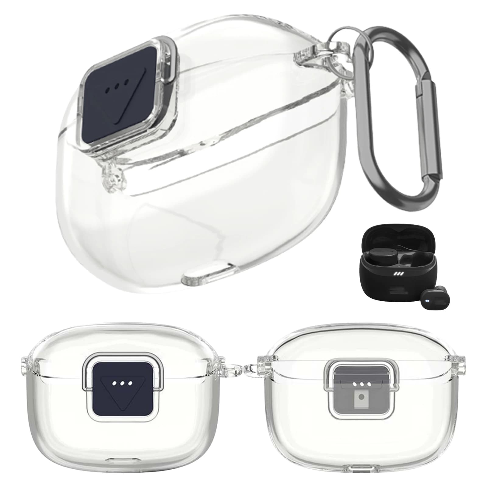 Custodia in TPU per auricolari JBL Tune Buds 2, protezione completa per cuffie wireless, cover antiurto per auricolari