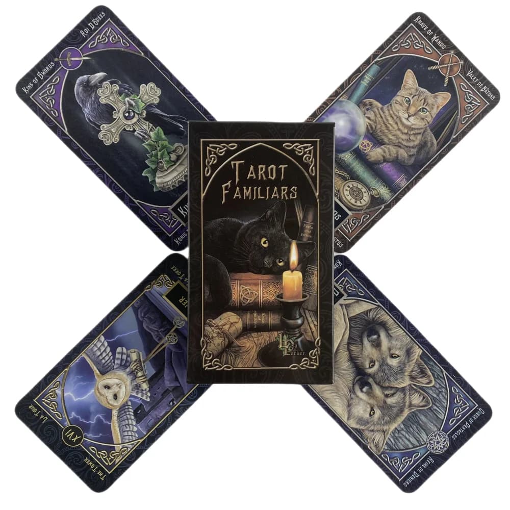 Carte per famiglie dei tarocchi dei gatti Un mazzo da 78 Oracle English Visions Divination Edition Borad Giocando a giochi