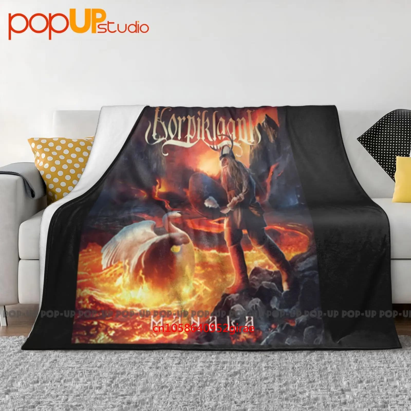 Korpiklaani Manala Coperta ultra morbida trapunta invernale Copridivano Copriletto