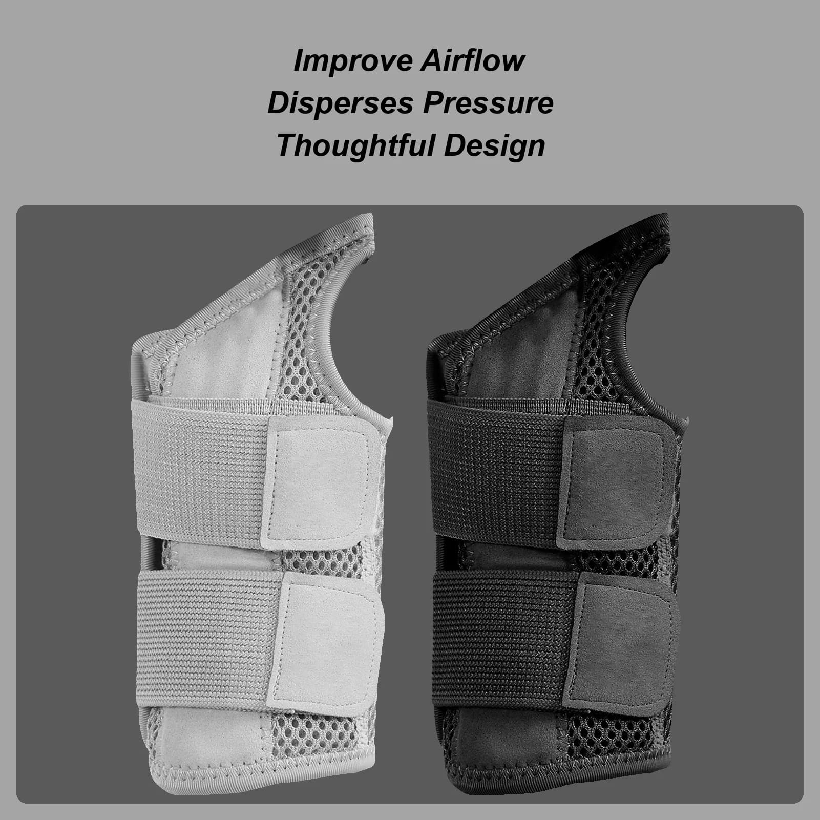 Guaina tendine per dolore articolare delle dita, doppia cinghia regolabile, protezione per il polso, con design sottile, protezione per la tensione del pollice, protezione per il polso
