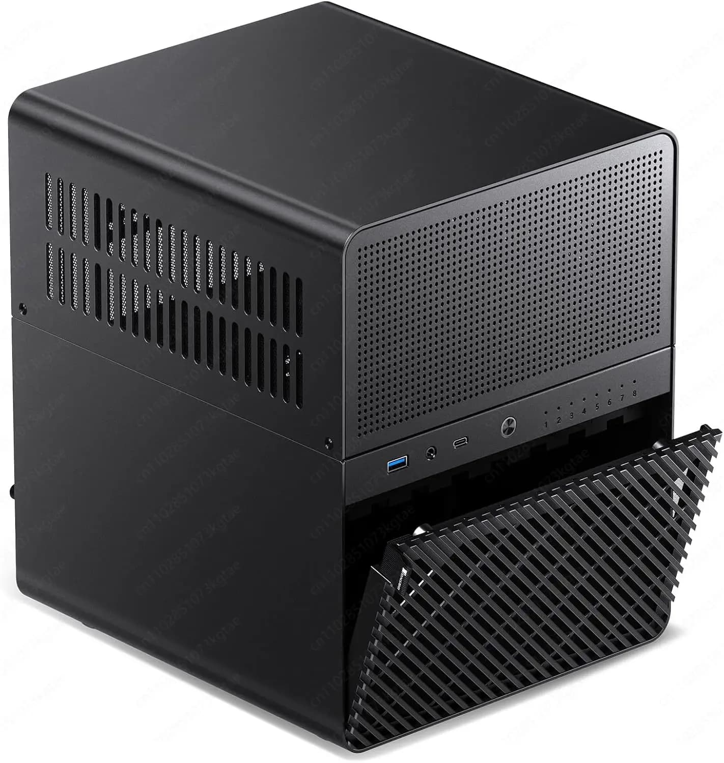 N3 NAS Mini telaio in alluminio Scheda principale ITX Server multimediale Archiviazione di rete Hot Swap 8 dischi