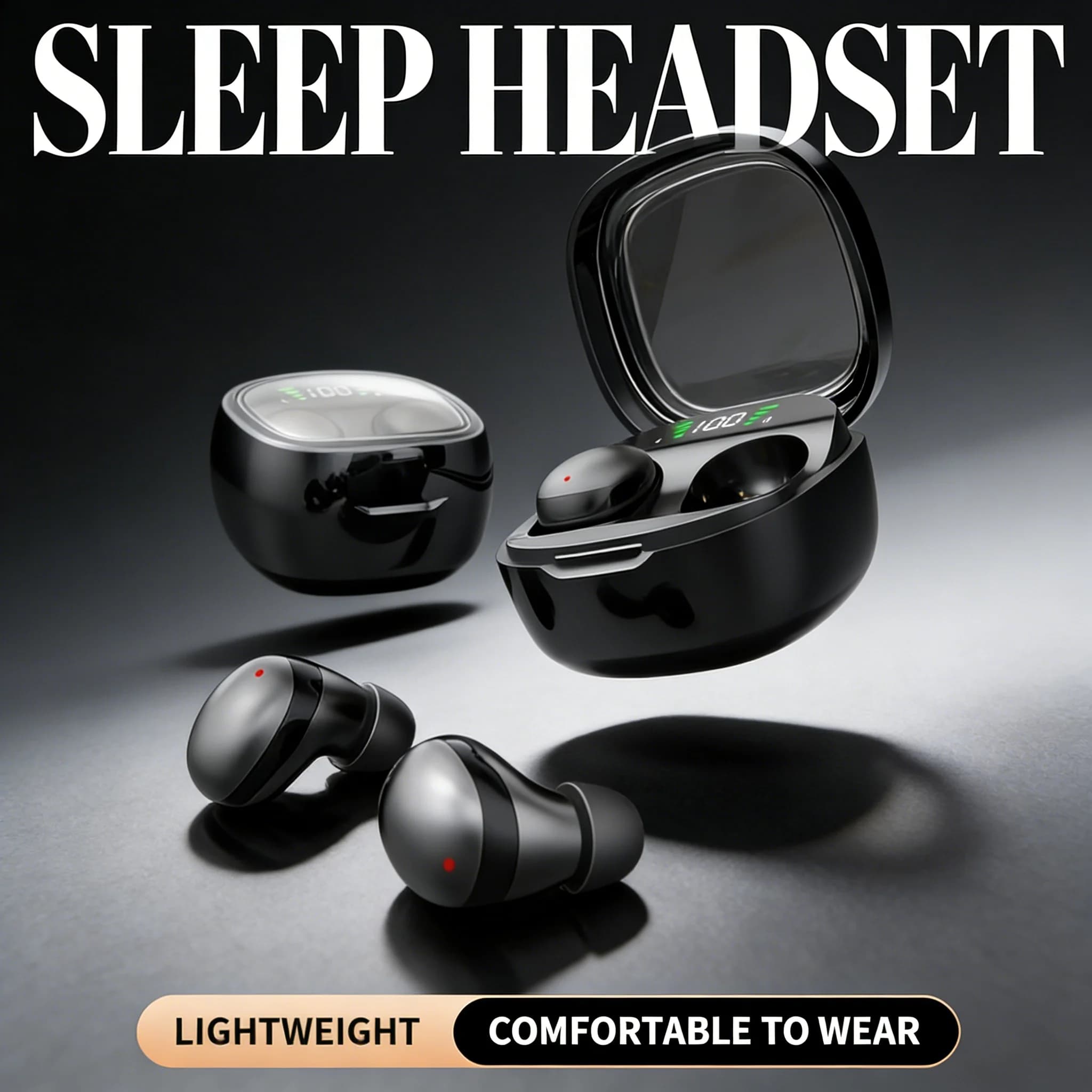 MINI13 - Auricolari Wireless Ultra-Compatti - Per Sport/Sonno/Lavoro/Scuola, Suono HIFI con Bassi Profondi, Universali e Resistenti al Sudore