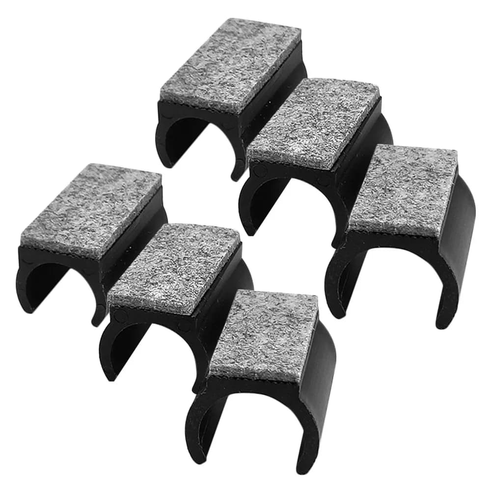 6 pezzi di protezioni per gambe di sedie, cuscinetti in feltro a forma di U, resistenti all'usura, antiscivolo, per pavimenti in legno, tappi per gambe di sedie