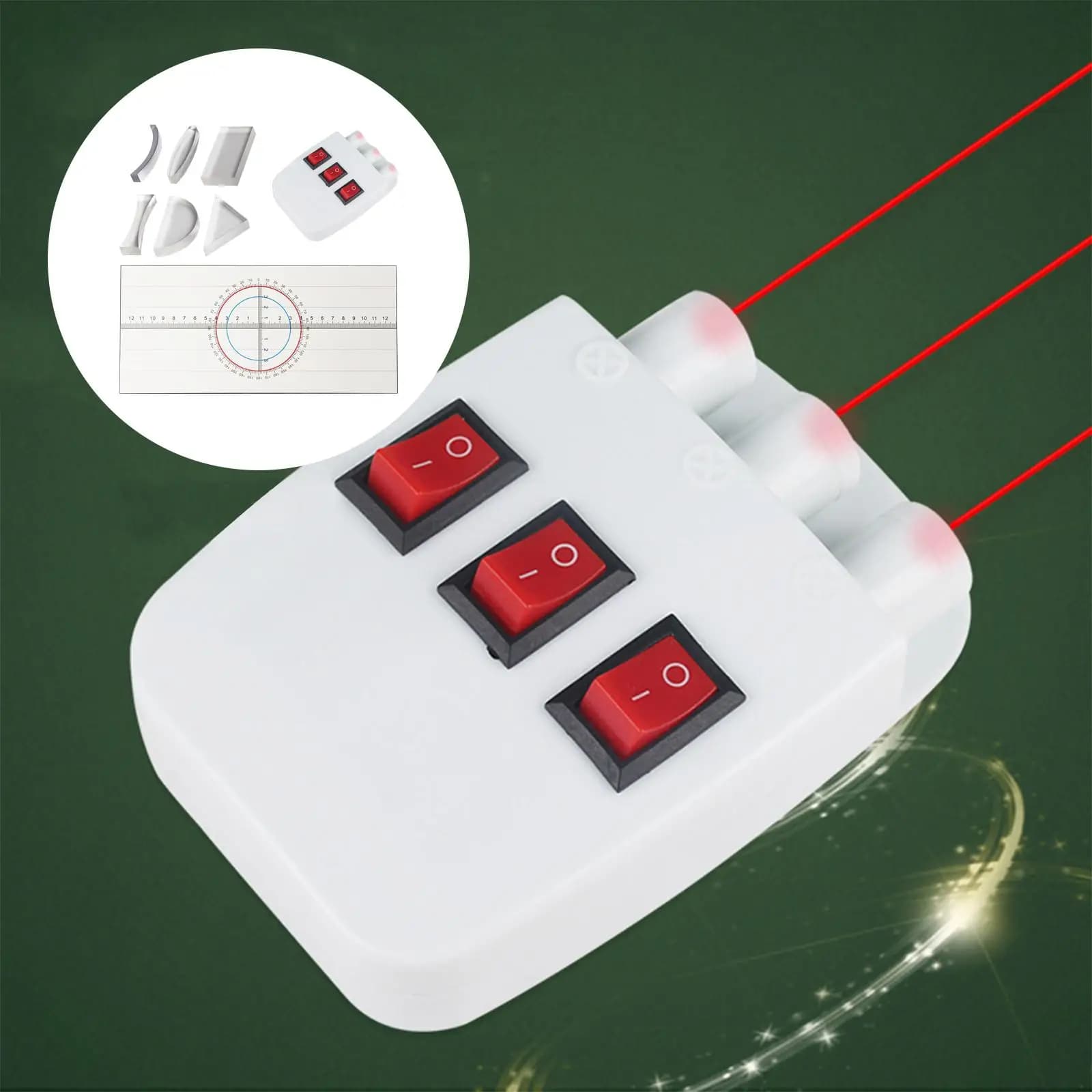 Apparecchio didattico per esperimenti di rifrazione della luce, rompicapo educativo, kit di fisica tecnologica, kit scientifici fai da te per la scuola primaria