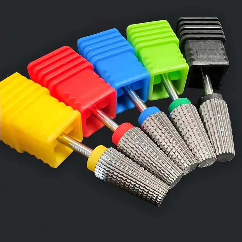 Punta per trapano per unghie in carburo di tungsteno 3/32 "punte per Manicure rotanti per accessori per trapano per Manicure rimozione del Gel